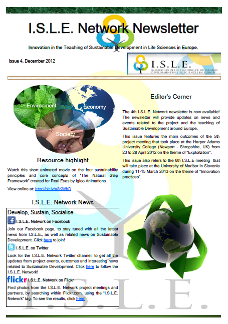 ISLE Newsletter Issue 4
